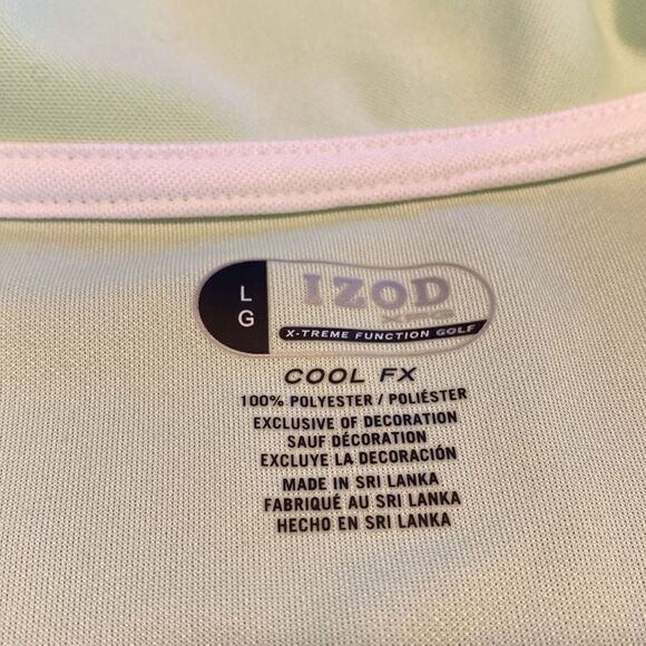 Izod Women’s Polo Golf Shirt Size Large - Picture 4 of 9